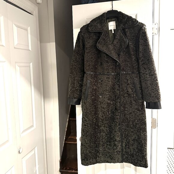 Anthropologie Avec Les Filles Tailored Sherpa Teddy Coat Jacket - Picture 7 of 15